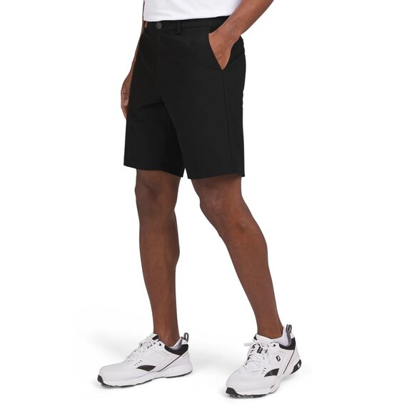 Chaps Golf Shorts Performance Flat Front Stretch 9" Inseam Men's Size 44 Black - Picture 3 of 8